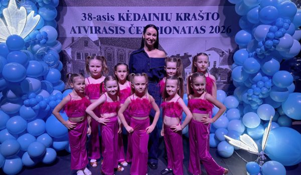 „Perkūnos“ studijos šokėjos Kėdainiuose vykusiame čempionate užėmė pirmąsias vietas