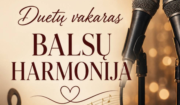 Duetų vakaras „Balsų harmonija“
