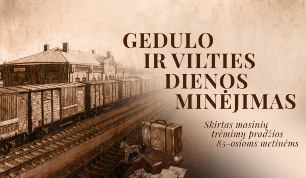 Gedulo ir vilties dienos minėjimas 2026