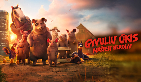 Animacinis filmas GYVULIŲ ŪKIS. MAŽIEJI HEROJAI